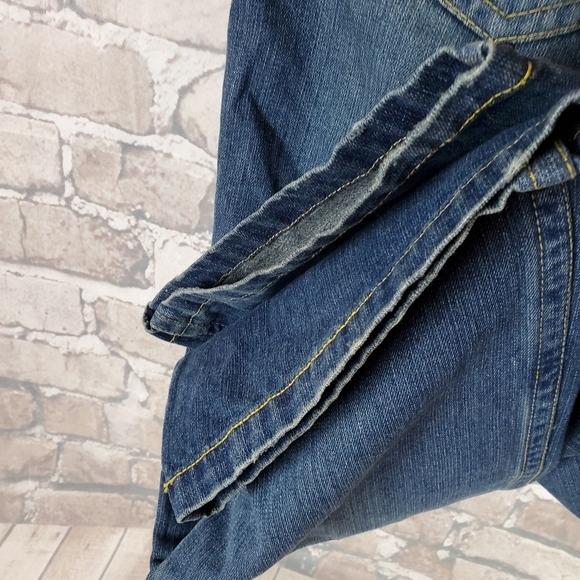 Vintage 90s Wide Leg Jeans 38W x  32L Hip Hop Y2K Streetwear - Picture 12 of 16